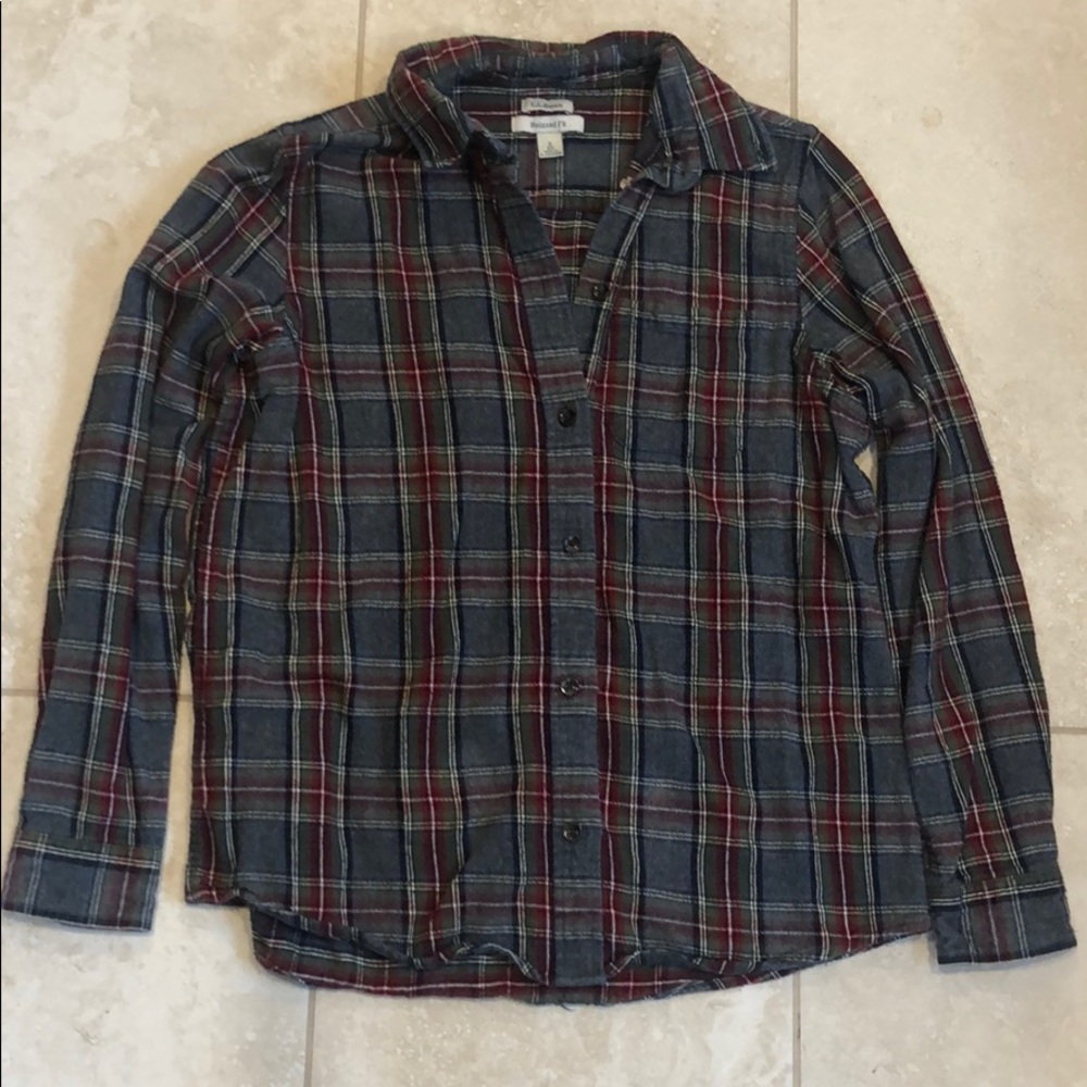 L.L Bean Flannel Size Small